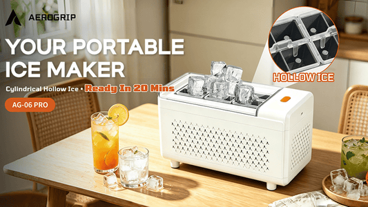 AG-06 PRO：Ice Anywhere—Ice Maker for Home, Car&Outdoor
