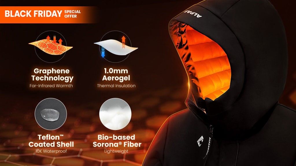 Alpargali Puffer Jacket: Aerogel & Graphene Insulation