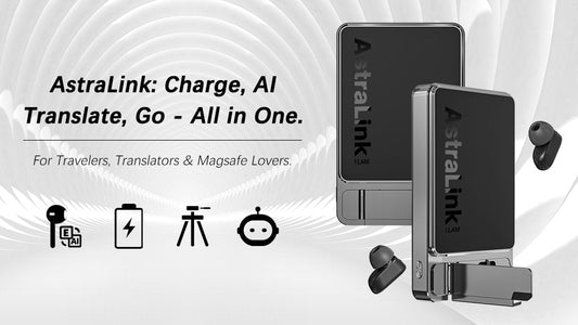 AstraLink : Power Bank That Charges, AI Translates & Stands