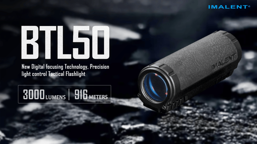 BTL50—New-Gen Digital Zoom Flashlight,As Bright As You Need