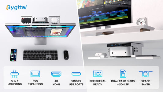 Bygital: The Dock That Makes Your Mac mini Disappear