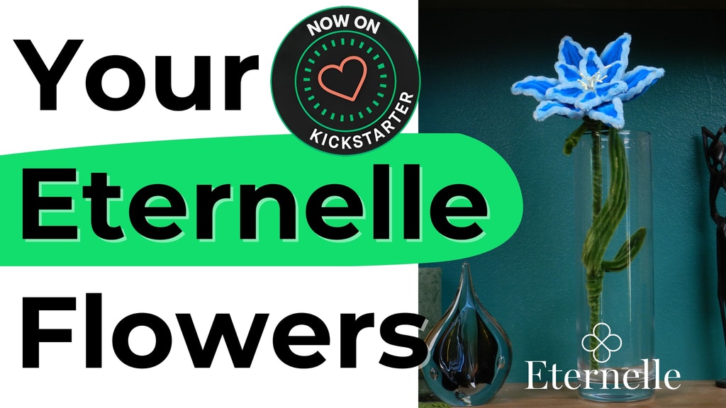 Eternelle Flowers as gifts handmade in France on Kickstarter