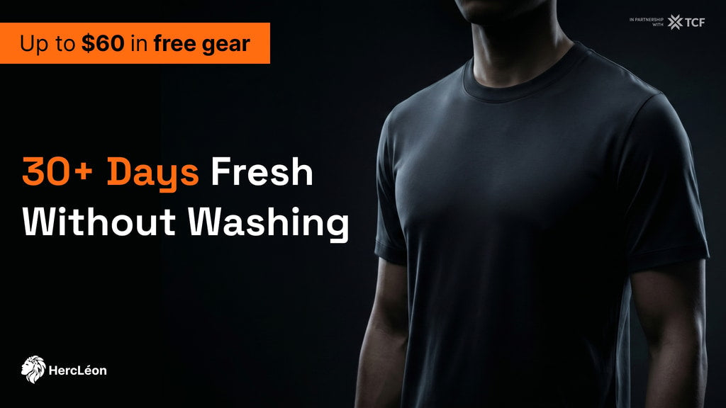 HercShirt V5.0: First Tee That Stays Smell-Free for 30+ Days