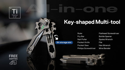 KeyMaster 2.0: The Upgraded 18-in-1 Titanium EDC Tool
