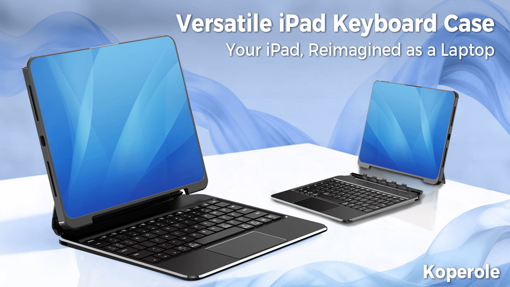 Koperole: Smart iPad Keyboard Case with Detachable Stand