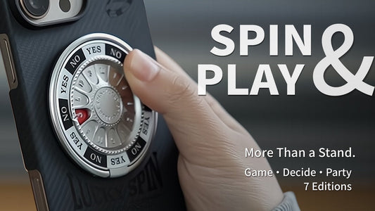 LUCKY SPIN — World's 1st Dual-Pointer Mechanical Spin Stand