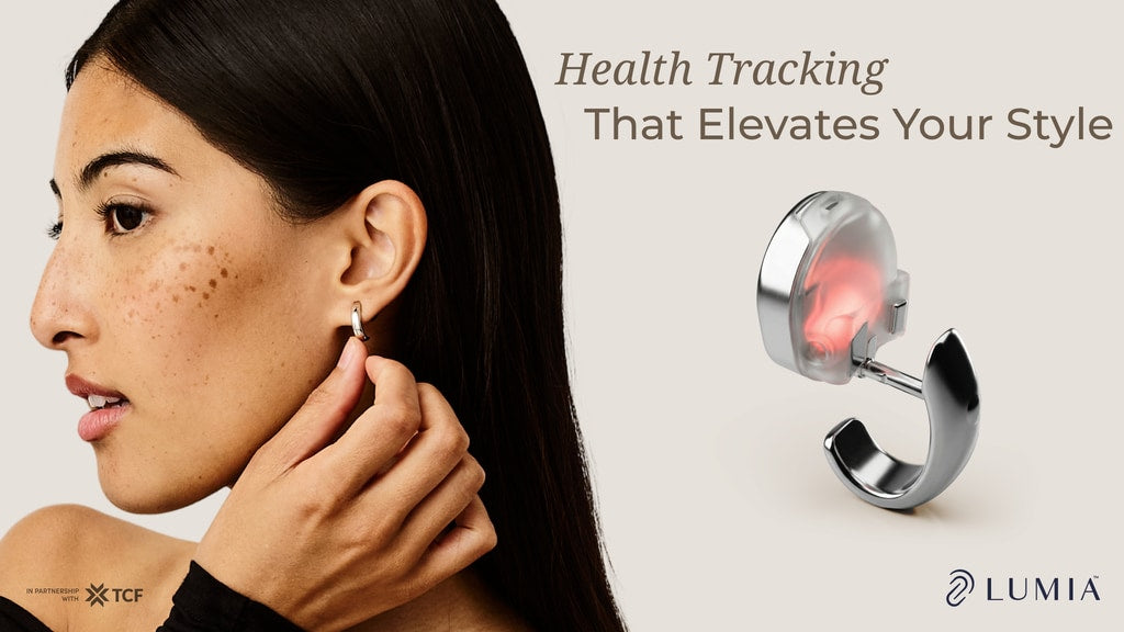 Lumia 2 Smart Earrings: Discreet Next-Gen Health Tracking