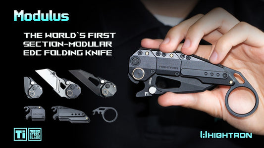 MODULUS by HIGHTRON: The Fully Modular EDC Pocket Knife