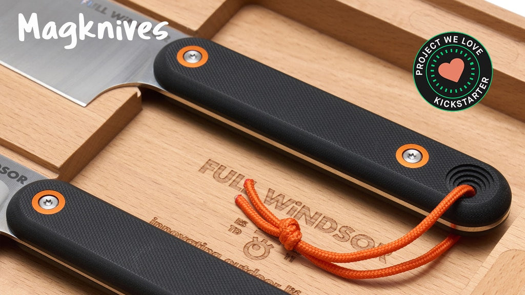MagKnives - Dual Magnetic Cutting Board and Knife Set