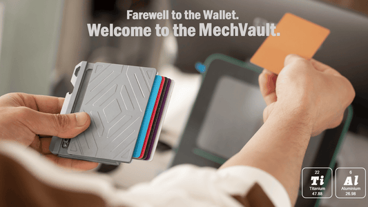 MechVault Wallet — Push. Fan. Click. Enjoy Every Carry
