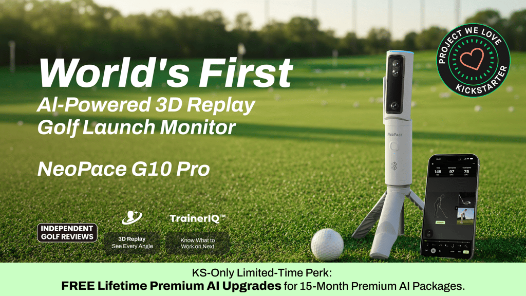 NeoPace G10 Pro: World's First AI 3D-Replay Golf Monitor