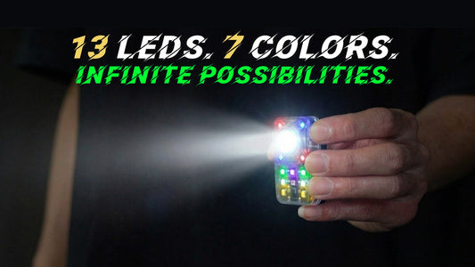 Photora:3 Ways to Wear & 13 LEDs – Bike, Wrist, Hat Ready