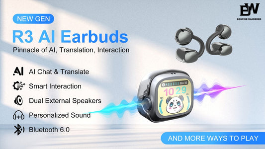R3 Al Earbuds：AI-Powered, Translate & Interact🤖