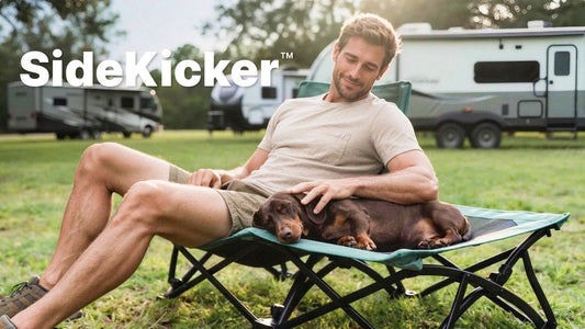 SIDEKICKER™ | Finally, A Chair for You & Your Dog