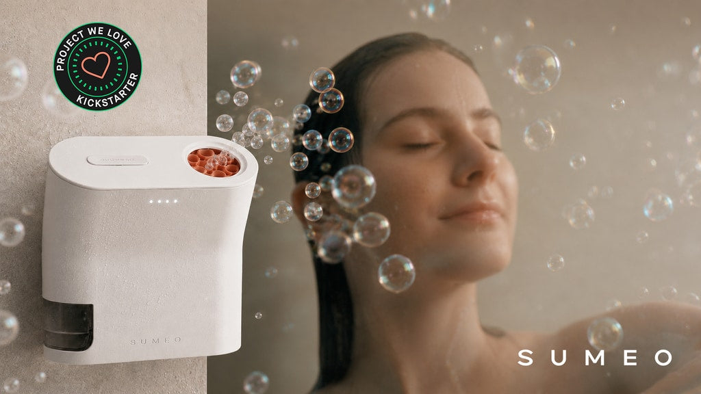 Skincare-Grade Bubble Maker: A Happier Way to Shower