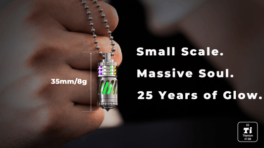 SpinTi: The Rotating Tritium Keychain— Glow That Never Fades