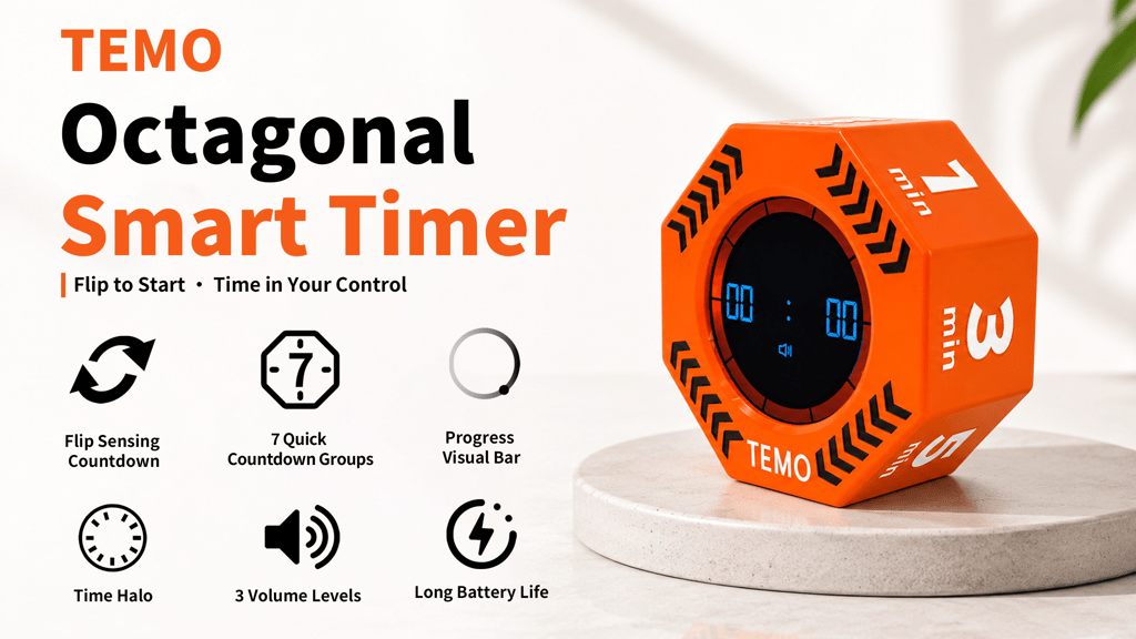 TEMO – The Gravity-Activated Focus Timer for Deep Work