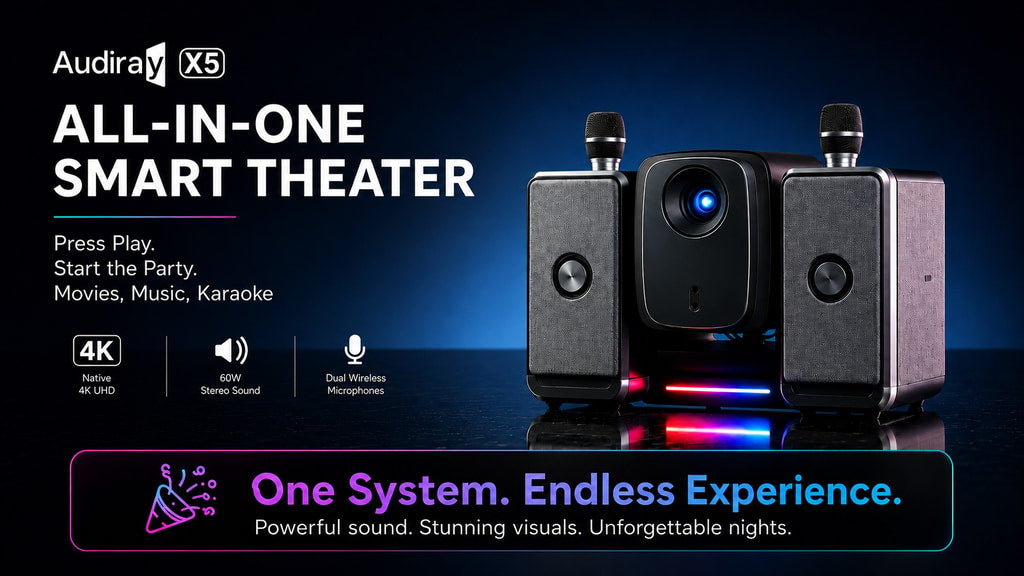 The All-in-One Karaoke Theater for Movies, Music & Parties