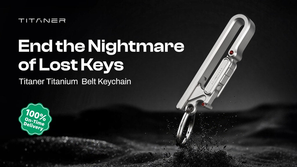 Titaner Titanium Belt Keychain:End the Nightmare of Lost Key