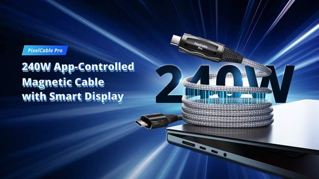 Smart Cable Module World's First 240W App-Controlled Magnetic Smart Cable – BackerPlus