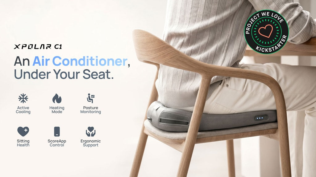 XPOLAR C1—Smart Cushion That Cools, Heats, and Adapts to You