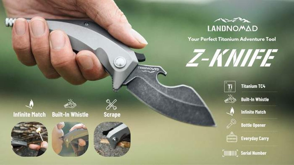 ZKnife –Your Perfect Titanium Survival knife for Adventure