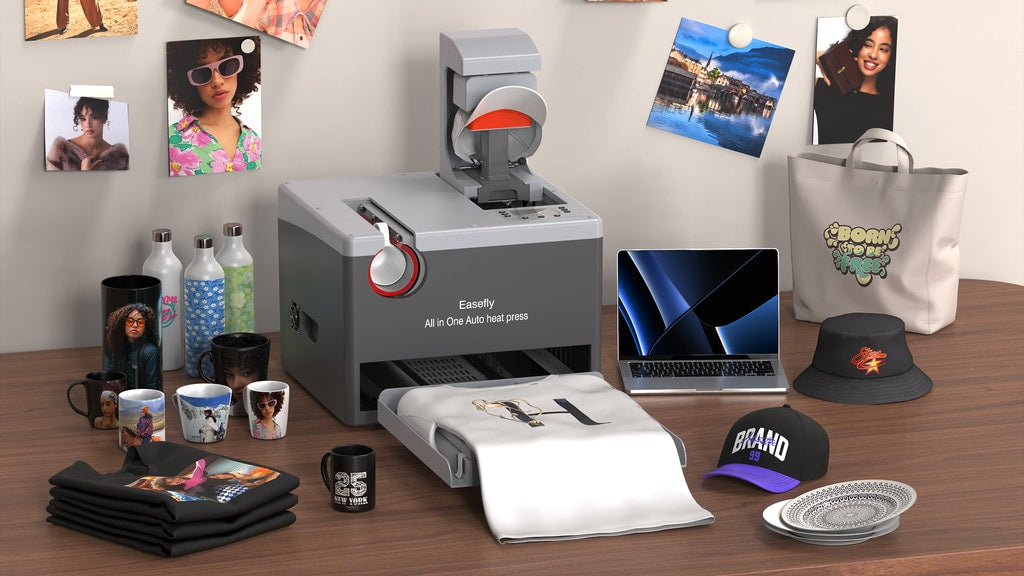 12-in-1 Auto Heat Press Machine: Create 3×Faster, 4×Smarter